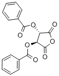 结构式 CAS# 17637-11-5, (+)-二苯甲酰-L-酒石酸酐