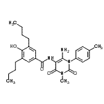 CAS#: 176370-46-0， N-[6-Amino-3-Methyl-1-(4-Methylphenyl)-2,4-Dioxo-1,2,3,4-Tetrahydro-5-Pyrimidinyl]-3,5-Dibutyl-4-Hydroxybenzamide