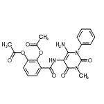CAS#: 176379-40-1， 3-[(6-Amino-3-Methyl-2,4-Dioxo-1-Phenyl-1,2,3,4-Tetrahydro-5-Pyrimidinyl)Carbamoyl]-1,2-Phenylene Diacetate