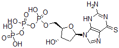 CAS#: 17660-38-7， 2'-Deoxy-6-Thioguanosine 5'-Triphosphate