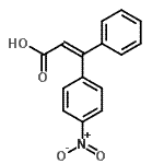 CAS#: 17683-99-7， (2Z)-3-(4-Nitrophenyl)-3-Phenylacrylic Acid