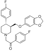 CAS#: 176894-09-0， 2-[(3R,4S)-3-(1,3-Benzodioxol-5-Yloxymethyl)-4-(4-Fluorophenyl)Piperidin-1-Yl]-1-(4-Fluorophenyl)Ethanone