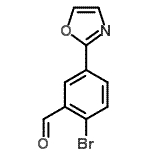 CAS#: 176961-43-6， 2-Bromo-5-(1,3-Oxazol-2-Yl)Benzaldehyde