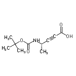 CAS#: 176962-21-3， (4S)-4-({[(2-Methyl-2-Propanyl)Oxy]Carbonyl}Amino)-2-Pentynoic Acid