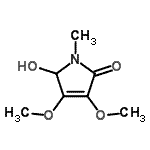 CAS#: 177087-42-2， 5-Hydroxy-3,4-Dimethoxy-1-Methyl-1,5-Dihydro-2H-Pyrrol-2-One