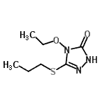 CAS#: 177175-51-8， 4-Ethoxy-5-(Propylsulfanyl)-2,4-Dihydro-3H-1,2,4-Triazol-3-One