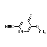 CAS#: 177279-83-3， 5-Methoxy-4-Oxo-1,4-Dihydro-2-Pyridinecarbonitrile