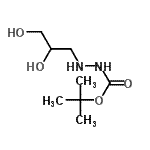 CAS#: 177350-64-0， 2-Methyl-2-Propanyl 2-(2,3-Dihydroxypropyl)Hydrazinecarboxylate
