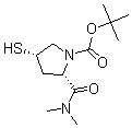 CAS#: 177615-44-0， (2S,4S)-2-[(Dimethylamino)Carbonyl]-4-Mercapto-1-Pyrrolidinecarboxylic Acid 1,1-Dimethylethyl Ester
