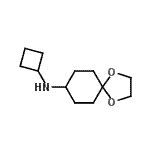 CAS 登录号：177721-53-8， N-环丁基-1,4-二氧杂螺[4.5]癸烷-8-胺
