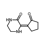 CAS#: 177901-97-2， (3E)-3-(2-Oxocyclopentylidene)-2-Piperazinone