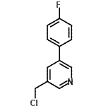 CAS#: 177976-33-9， 3-(Chloromethyl)-5-(4-Fluorophenyl)Pyridine