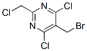 CAS#: 1780-35-4， 5-(Bromomethyl)-4,6-Dichloro-2-(Chloromethyl)Pyrimidine