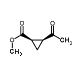CAS#: 178033-26-6， Methyl (1R,2S)-2-Acetylcyclopropanecarboxylate