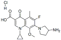 CAS#: 178173-90-5， 7-(3-Aminopyrrolidin-1-Yl)-1-Cyclopropyl-6-Fluoro-8-Methoxy-5-Methyl-4-Oxoquinoline-3-Carboxylic Acid Hydrochloride