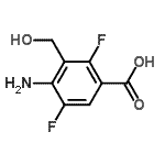 CAS 登录号：178444-97-8， 4-氨基-2,5-二氟-3-(羟基甲基)苯甲酸