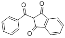 structure of CAS# 1785-95-1, 2-Benzoyl-1H-Indene-1,3(2H)-Dione;2-(Benzoyl)Indane-1,3-Dione;2-(Oxo-Phenylmethyl)Indane-1,3-Dione;2-(Benzoyl)Indane-1,3-Quinone