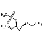 CAS 登录号：178751-94-5， (1S,2S)-2-乙氧基-1-乙烯基环丙基甲烷磺酸酯