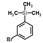 structure of CAS# 17878-47-6, (3-Bromophenyl)(Trimethyl)Silane;(3-Bromophenyl)-trimethyl-silane;[17878-47-6];1-Bromo-3-(trimethylsilyl)benzene