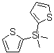 structure of CAS# 17888-49-2, Dimethyl(Di-2-Thienyl)Silane;Di(2-thienyl)dimethylsilane;DIMETHYLDI-2-THIENYLSILANE