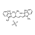 CAS#: 179082-57-6， 2-[(1Z,3E,5E)-2-Methoxy-5-(1,3,3-Trimethyl-1,3-Dihydro-2H-Indol-2-Ylidene)-1,3-Pentadien-1-Yl]-1,3,3-Trimethyl-3H-Indolium Perchlorate