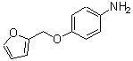 structure of CAS# 179246-32-3, 4-(2-Furylmethoxy)Aniline;4-(2-furylmethoxy)phenylamine;4-(furan-2-ylmethoxy)aniline;4-(Furan-2-ylmethoxy)-phenylamine