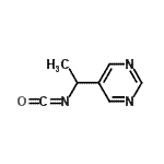 CAS#: 179322-40-8， 5-(1-Isocyanatoethyl)Pyrimidine