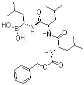 CAS#: 179324-22-2， N-[(Phenylmethoxy)Carbonyl]-L-Leucyl-N-[(1R)-1-Borono-3-Methylbutyl]-L-Leucinamide
