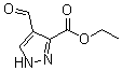 结构式 CAS# 179692-09-2, 4-甲酰基-1H-吡唑-3-羧酸乙酯