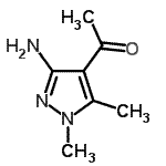 CAS#: 179810-61-8， 1-(3-Amino-1,5-Dimethyl-1H-Pyrazol-4-Yl)Ethanone