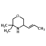 CAS#: 179922-09-9， 3,3-Dimethyl-5-[(1E)-1-Propen-1-Yl]Morpholine