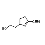 CAS 登录号：180207-53-8， 4-(2-羟基乙基)-1,3-噻唑-2-甲腈