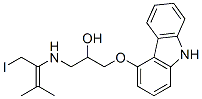 CAS#: 180252-46-4， 1-(9H-Carbazol-4-Yloxy)-3-[(1-Iodo-3-Methylbut-2-En-2-Yl)Amino]Propan-2-Ol