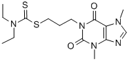 CAS#: 180301-45-5， 3-(3,7-Dimethyl-2,6-Dioxopurin-1-Yl)Propyl Diethylaminomethanedithioate