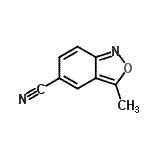 CAS#: 180343-64-0， 3-Methyl-2,1-Benzoxazole-5-Carbonitrile