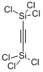 structure of CAS# 18038-55-6, 1,1'-(1,2-Ethynediyl)Bis[1,1,1-Trichloro-Silane];BIS(TRICHLOROSILYL)ACETYLENE
