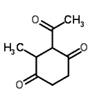 CAS#: 180690-64-6， 2-Acetyl-3-Methyl-1,4-Cyclohexanedione