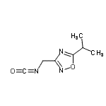 CAS#: 180990-32-3， 3-(Isocyanatomethyl)-5-Isopropyl-1,2,4-Oxadiazole