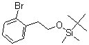 structure of CAS# 181021-20-5, 1-Bromo-2-[2-[[(1,1-Dimethylethyl)Dimethylsilyl]Oxy]Ethyl]-Benzene;2-(2-Tert-Butyldimethylsilyloxyethyl)Bromobenzene 98%;2-(2-Tert-Butyldimethylsilyloxyethyl)Bromobenzene;2-(2-T-Butyldimethylsilyloxyethyl)Bromobenzene