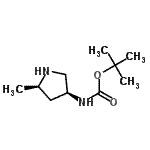 CAS#: 181141-39-9， 2-Methyl-2-Propanyl [(3S,5R)-5-Methyl-3-Pyrrolidinyl]Carbamate
