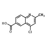 CAS#: 181189-02-6， 4-Chloro-2-Methyl-6-Quinolinecarboxylic Acid