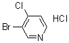 structure of CAS# 181256-18-8, 3-Bromo-4-Chloro-Pyridine Hydrochloride (1:1);Pyridine,3-Bromo-4-Chloro-, Hydrochloride (1:1);3-Bromo-4-Chloro-Pyridine, Hydrochloride (1:1);3-Bromo-4-Chloropyridine Hydrochloride