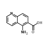 CAS#: 181283-83-0， 5-Amino-6-Quinolinecarboxylic Acid