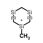 CAS#: 18148-11-3， 1-Methyl-1lambda<Sup>3</Sup>,3lambda<Sup>2</Sup>,5lambda<Sup>2</Sup>-Trisilacyclohexane