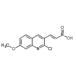 CAS#: 182050-29-9， 2-Chloro-7-Methoxy-3-[(E)-2-Nitrovinyl]Quinoline