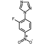 CAS#: 182060-01-1， 1-(2-Fluoro-4-Nitrophenyl)-1H-1,2,4-Triazole