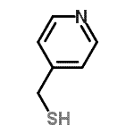 structure of CAS# 1822-53-3, 4-Pyridinylmethanethiol;MFCD06657437;Pyridin-4-ylmethanethiol;Pyridin-4-yl-methanethiol