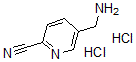CAS#: 182291-88-9， 5-(Aminomethyl)-2-Pyridinecarbonitrile Hydrochloride (1:2)