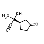 CAS#: 182863-79-2， 2-Methyl-2-[(1R)-3-Oxocyclopentyl]Propanenitrile