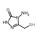CAS#: 183376-67-2， 4-Amino-5-(Sulfanylmethyl)-2,4-Dihydro-3H-1,2,4-Triazol-3-One